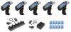 Multipack QTY (5) Zebra MC40 Android Device, Trigger Handle, 2D/1D Barcode Scanner