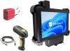 ForkLift Bundle: Windows 11 Pro Tablet with Powered/Lockable Mounting Bracket System and Long Range Barcode Scanner (Complete Kit)