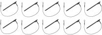 10-Pack Tethered Stylus Replacement: MC55A, MC67, MC65 Handhelds